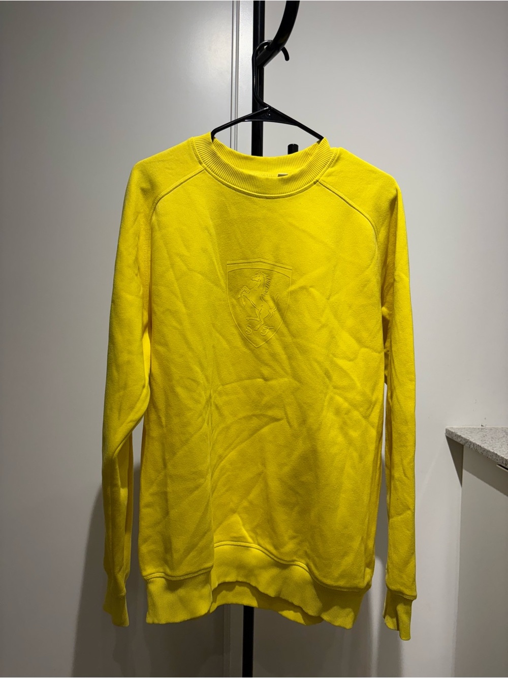 Puma Bright Yellow Crewneck Sweatshirt